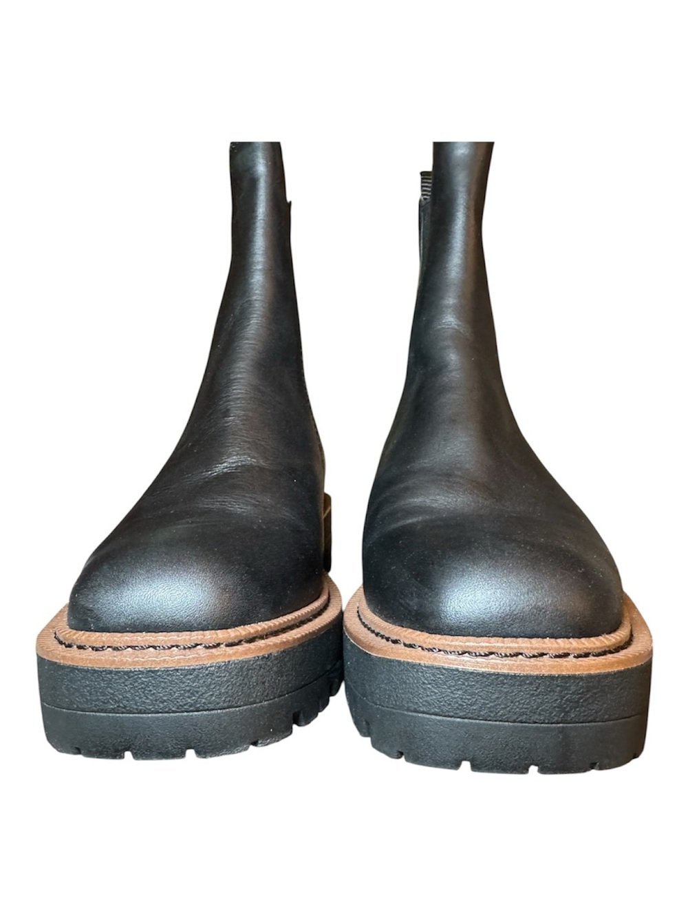 NWOT Sam Edelman Laguna Leather Lug Sole Chelsea Boot Size 8 - Picture 10 of 15